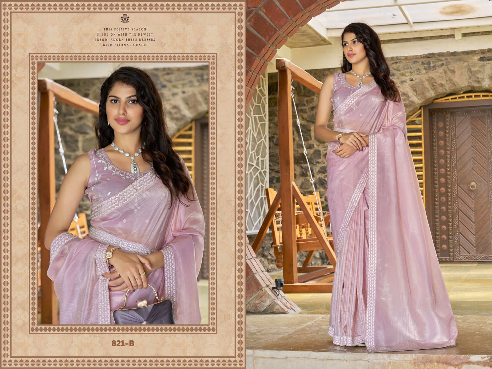 Mehek 821 A To E Gold Crush Tissue Party Wear Wholesale Sarees Online Wholesale
